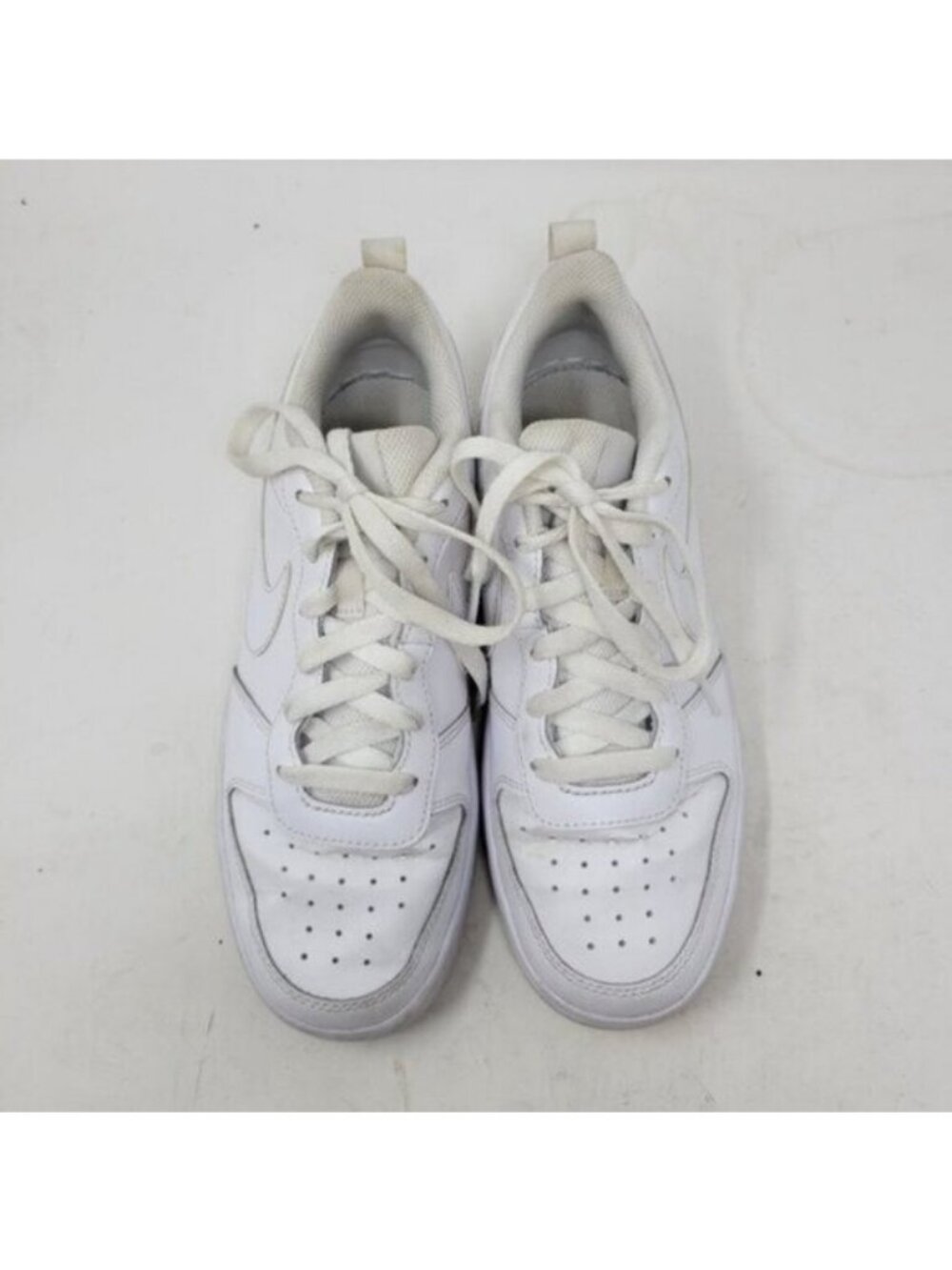 Nike | Court Borough Low 2 Big Kids Sneaker Shoe White - Picture 10 of 14